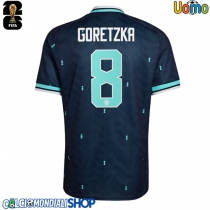 Maglie da calcio Germania Leon Goretzka #8 Seconda Maglia Mondiali 2026  Manica Corta